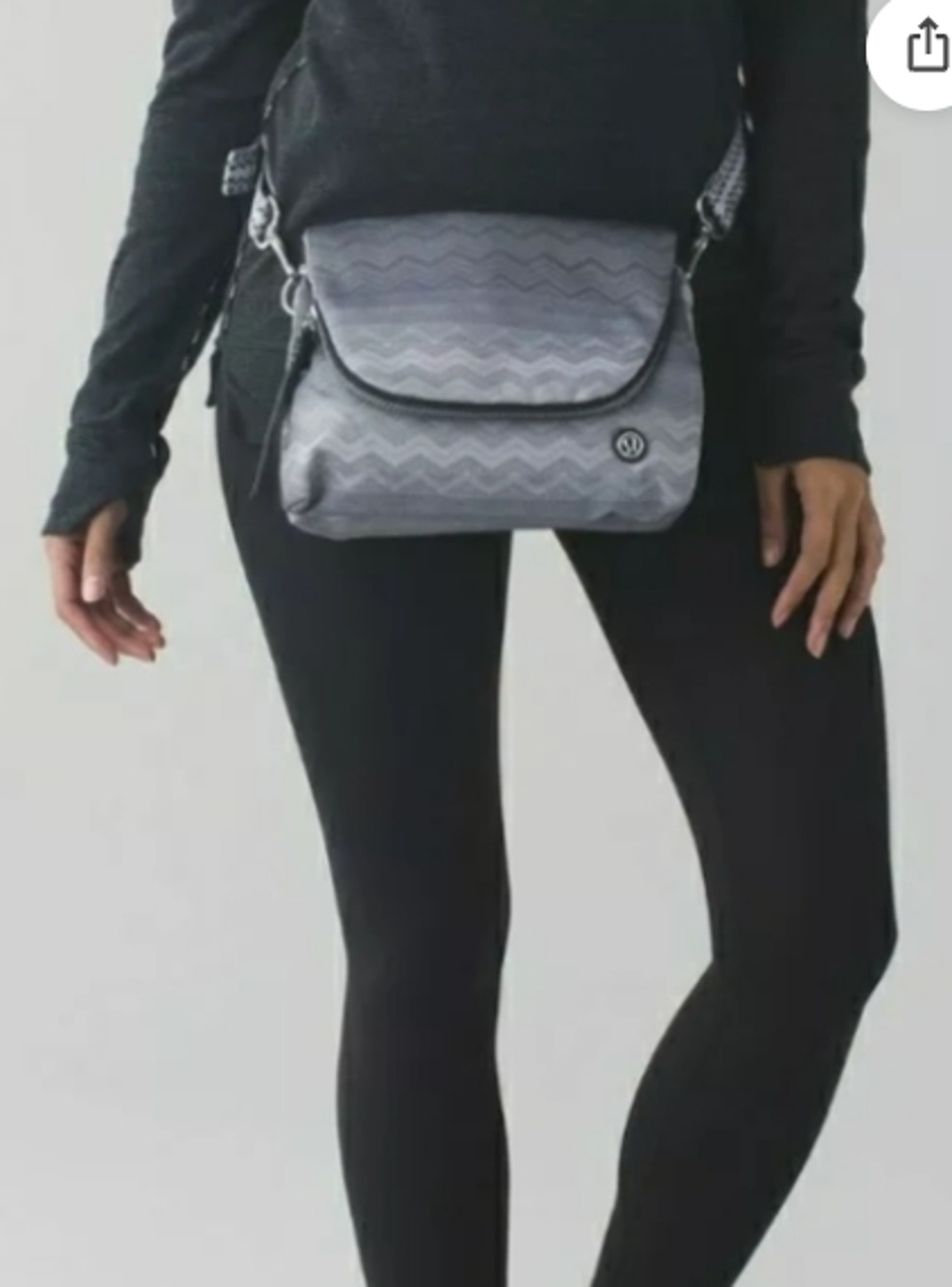 Lululemon RARE COLOR Party Om Crossbody Gray Messenger Gorpcore Festival Bag